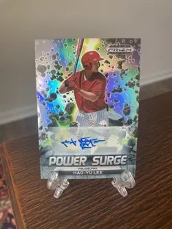 2022 Panini Prizm Draft HAO-YU LEE SP Power Surge RARE auto INSERT PRE RC ROOKIE - Image 1