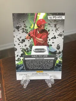 2022 Panini Prizm Draft HAO-YU LEE SP Power Surge RARE auto INSERT PRE RC ROOKIE - Image 2