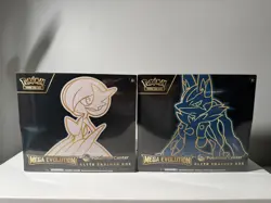 Pokemon Center ETBs Mega Evolution Lucario & Gardevoir TCG Bundle of 2 Ships NOW - Image 1