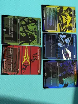 Mtg Secret Lair— Set All 5 Cowboy Bebop FOIL — NM - Image 1