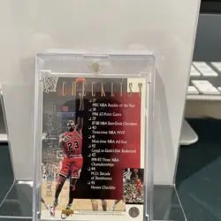 1994 Upper Deck MICHAEL JORDAN CHECKLIST HEROES CHICAGO BULLS #45 HOF🔥RARE🔥 - Image 2