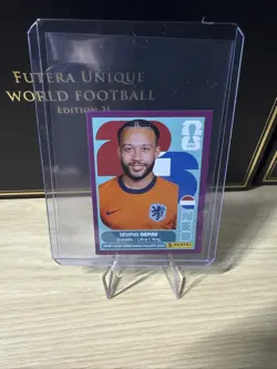 Panini 2026 World Cup Sticker Memphis Depay Purple Parallel Netherlands SSP RARE - Image 1