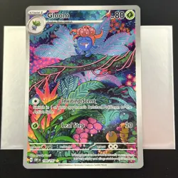 Gloom 198/197 Holo Illustration Rare Obsidian Flames Pokemon Card TCG NM - Image 1