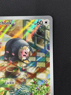 Pokemon TCG Lechonk Card 209/197 Obsidian Flames Illustration Rare Near Mint - Image 3