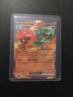 Pokemon Scovillain EX TCG 37/191 Surging Sparks Rare Card - Image 1