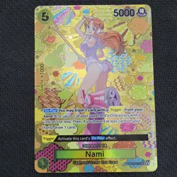 Nami Full Art Foil SP OP08-106 5000 Power Egghead One Piece - Image 1