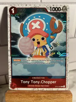 2024 One Piece PRB-01 English Tony Tony Chopper Jolly Roger Reverse Holo - Image 1