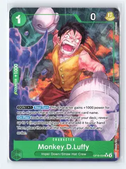 One Piece TCG - Monkey.D.Luffy - The Time of Battle OP16-034 Rare Alt Art - Image 1