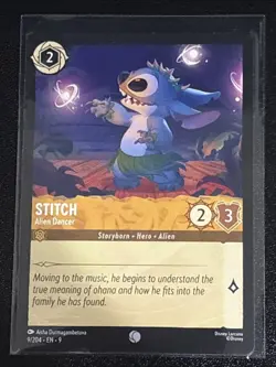Disney Lorcana Lilo & Stitch Theme 6 Card Lot Lilo/Stitch/Nani/David/Wipe Out! - Image 2