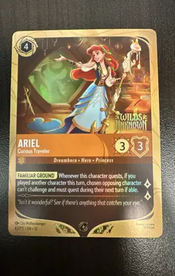 Ariel - Curious Traveler 43 Disney Lorcana Promo Cards Holo - Image 1