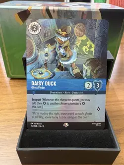 Daisy Duck - Ghost Finder 217/204 Epic Holofoil Whispers NM Disney Lorcana NM - Image 1