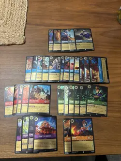 Disney Lorcana: Wilds Unknown Foil Singles Lot (34 Foil Cards) NM - Image 1