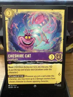 Cheshire Cat - Inexplicable 60/204 (Normal) Disney Lorcana: Whispers in the Well - Image 1