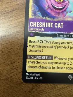 Cheshire Cat - Inexplicable 60/204 (Normal) Disney Lorcana: Whispers in the Well - Image 5