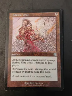 Barbed Wire - Mercadian Masques - MTG Magic - Uncommon - Artifact - MP - Image 1