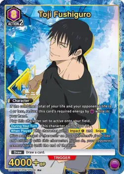 Toji Fushiguro Alternate Art Foil - UEX02BT/JJK-3-026 NM - Union Arena - Image 1