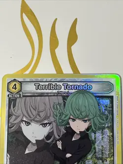Union Arena Terrible Tornado(One Punch Man) UE06BT/OPM-1-015 Super Rare NM/M - Image 3