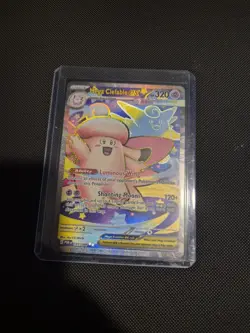Pokemon TCG Mega Clefable Ex 103/088 Perfect Order Ultra Rare Full Art Holo - Image 1