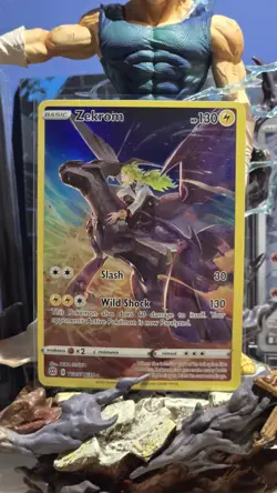 Pokemon TCG Zekrom Trainer Gallery Holo Card TG05/TG30 Swsh09 Brilliant Stars NM - Image 1
