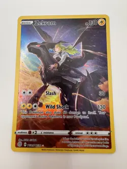Pokemon TCG Zekrom TG05/TG30 Swsh09: Brilliant Stars Trainer Gallery Holo - Image 1