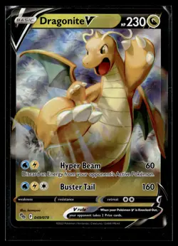 Pokemon TCG Pokemon GO #049/078 Dragonite V - Image 1