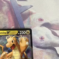 Pokemon TCG Dragonite v Holo Card 049/078 Pokemon Go Near Mint/Excellent Con. - Image 4