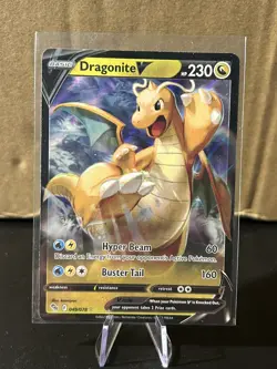 Pokemon TCG Dragonite V Pokemon Go 049/078 Holo Ultra Rare - Image 1