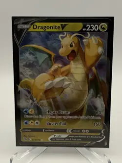 Dragonite V 049/078 LP Ultra Rare Pokemon GO Pokemon TCG English - Image 1