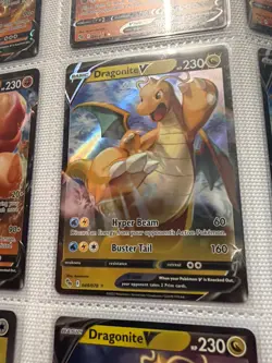Pokemon TCG Dragonite V Pokemon Go 049/078 Holo Ultra Rare - Image 1