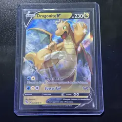 Pokemon TCG Dragonite V Pokemon Go 049/078 Holo Ultra Rare - Image 1