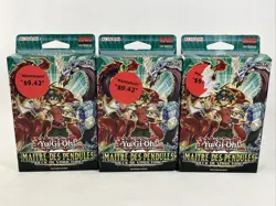 Yugioh Master Of Pendulum Structure 1st Edition Sealed Konami FRENCH lot of 3 - Image 1