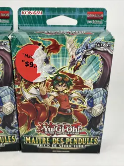 Yugioh Master Of Pendulum Structure 1st Edition Sealed Konami FRENCH lot of 3 - Image 2