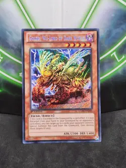 Yugioh Goldd, Wu-Lord of Dark World LCJW-EN246 Secret Rare 1st Edition NM - Image 1