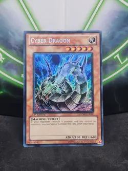 Yugioh Cyber Dragon Alt Art RYMP-EN059 Secret Rare 1st Edition LP Euro - Image 1