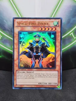 Yugioh Space Time Police GENF-EN023 Ultra Rare 1st Edition NM - Image 1
