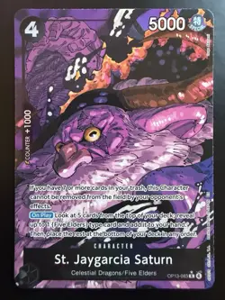 One Piece CCG St. Jaygarcia Saturn OP13-083 Alt Art - English - NM - Image 1