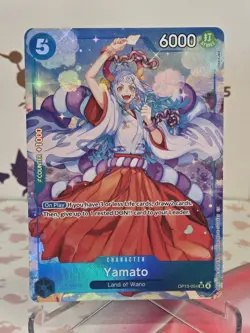 One Piece TCG Yamato OP13-054 Foil (Alt Art) Carrying on His Will English - Image 1