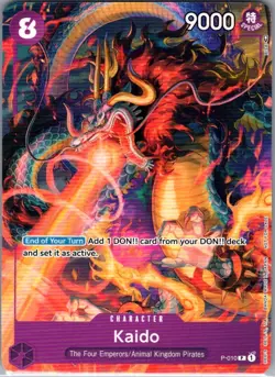 Kaido (Tournament Pack Vol. 1) P-010 English Promo - One Piece Card - NM - Image 1