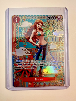 2024 One Piece OP01 EN Nami SP Alt Art Foil Rare Awakening of the New Era - Image 1