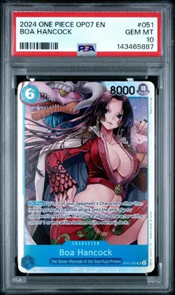 2024 One Piece: Boa Hancock - 500 Years in the Future (Foil) (PSA 10 GEM MINT) - Image 1