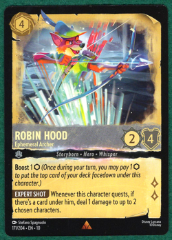 Robin Hood - Ephemeral Archer - Whispers in the Well #171 - Disney Lorcana TCG - Image 1