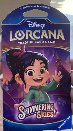 Disney Lorcana TCG Shimmering Skies Sleeved Booster Pack NEW FACTORY SEALED - Image 1