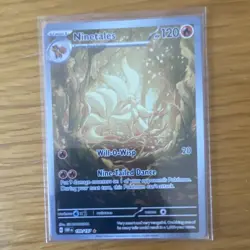 Ninetales 199/197 Sv03 Obsidian Flames Illustration Rare Full Art Holo English - Image 1