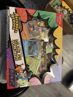 Pokemon TCG | Ascended Heroes | First Partners Deluxe Pin Collection Box Sealed - Image 1