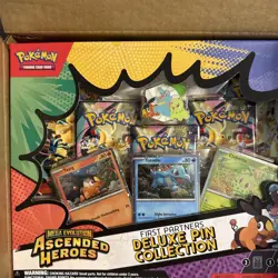 Pokemon TCG | Ascended Heroes | First Partners Deluxe Pin Collection Box Sealed - Image 2