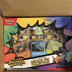 Pokemon TCG | Ascended Heroes | First Partners Deluxe Pin Collection Box Sealed - Image 4