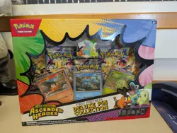 Pokemon TCG Ascended Heroes First Partners Deluxe Pin Collection Factory Sealed - Image 1