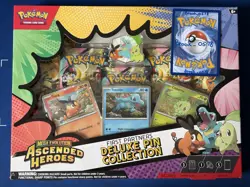 Pokemon TCG Ascended Heroes First Partners Deluxe Pin Collection Sealed Box - Image 1