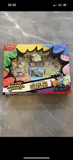 Pokemon TCG - Ascended Heroes - First Partners Deluxe Pin Collection - Sealed - Image 1