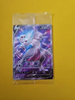 Factory Sealed Mewtwo V - SWSH229 Sword & Shield Promo Pokemon TCG - Image 1